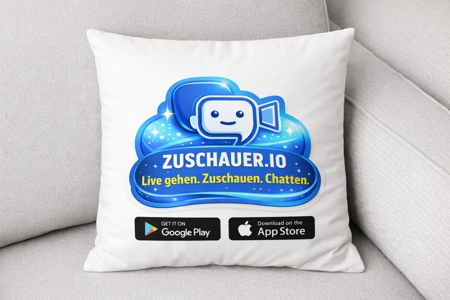 Zuschauer.io Kissen